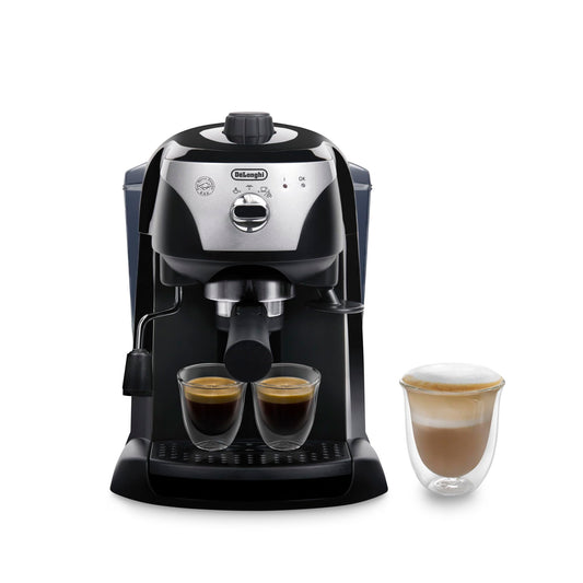 Premium Kaffimaschine, mit Tropfschutz-System, Schwarz
